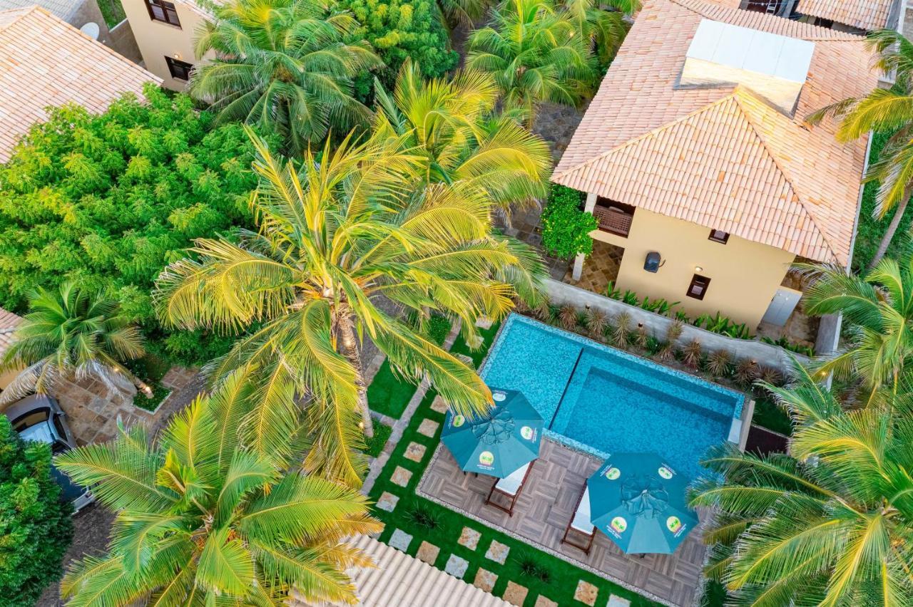 Sombra Do Coqueiro Villas - 150M Da Praia Luis Correia Exterior photo